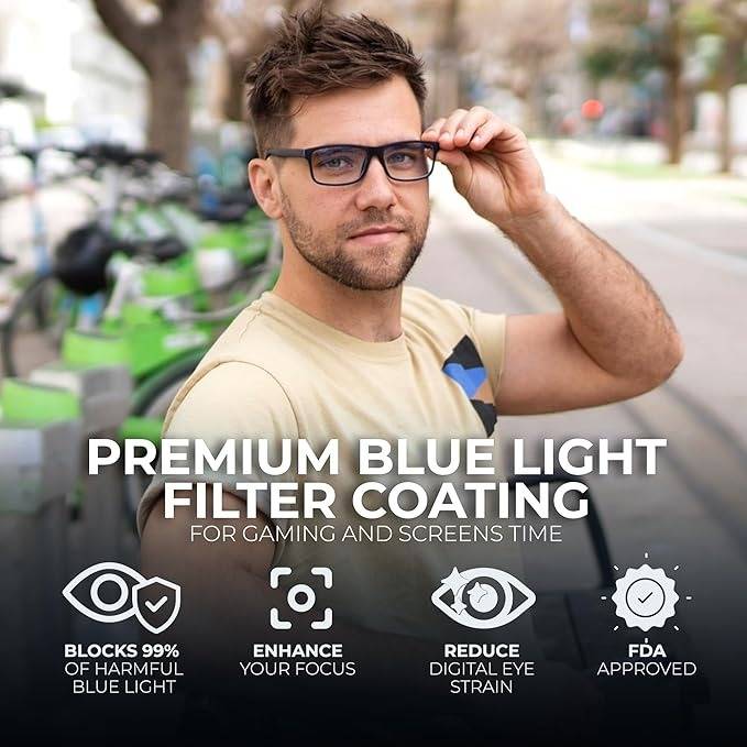 Joahis Programmer Glasses: Anti-Fatigue Blue Light Blocking